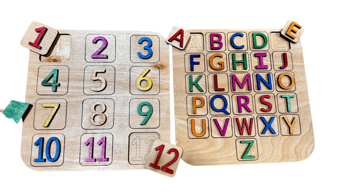 Bonus ABC and 1-12 Number Puzzle with a one-year subscription to the PreKwithMe Preschool Discovery Box